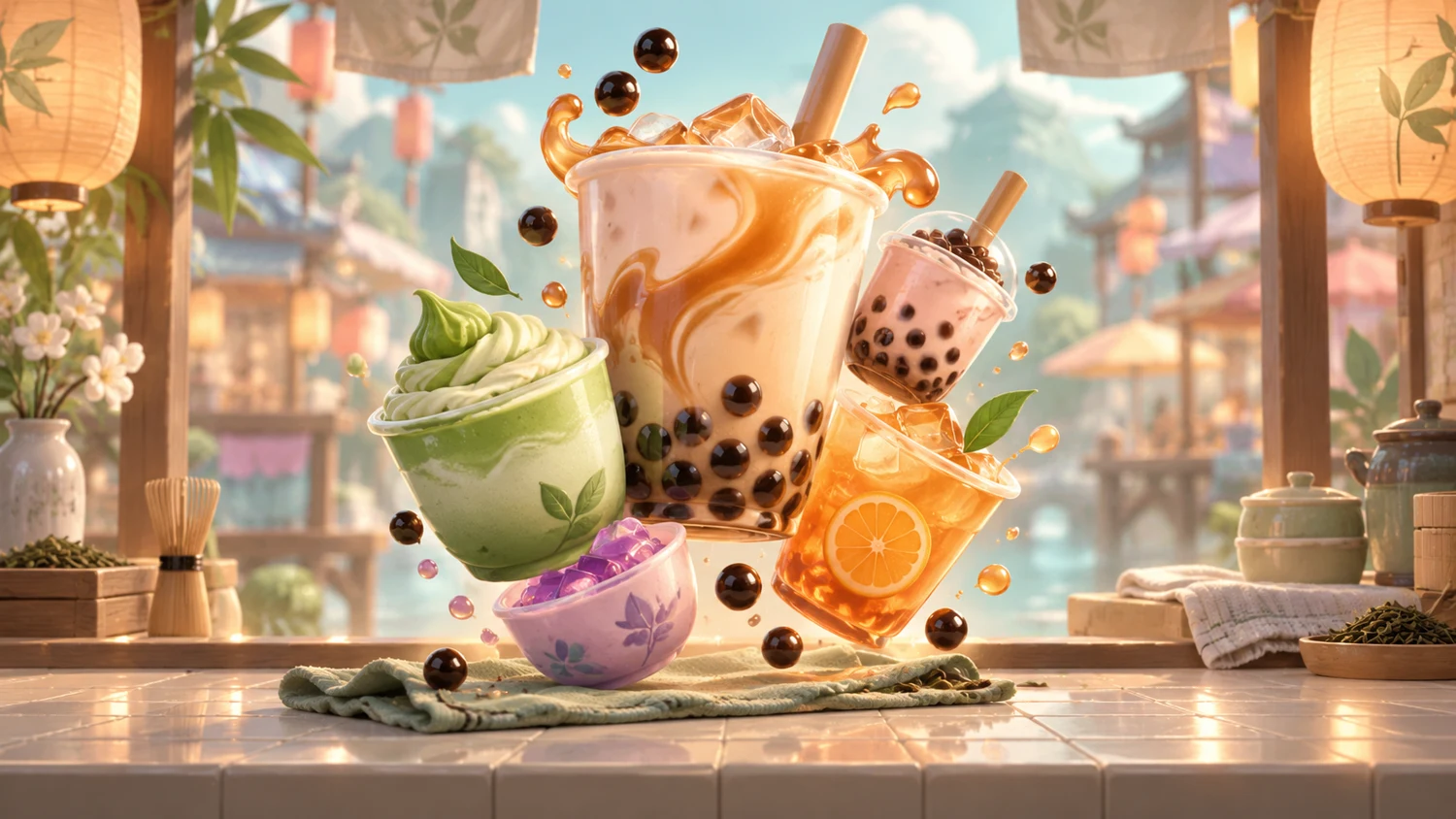 Tea Tumble · game artwork